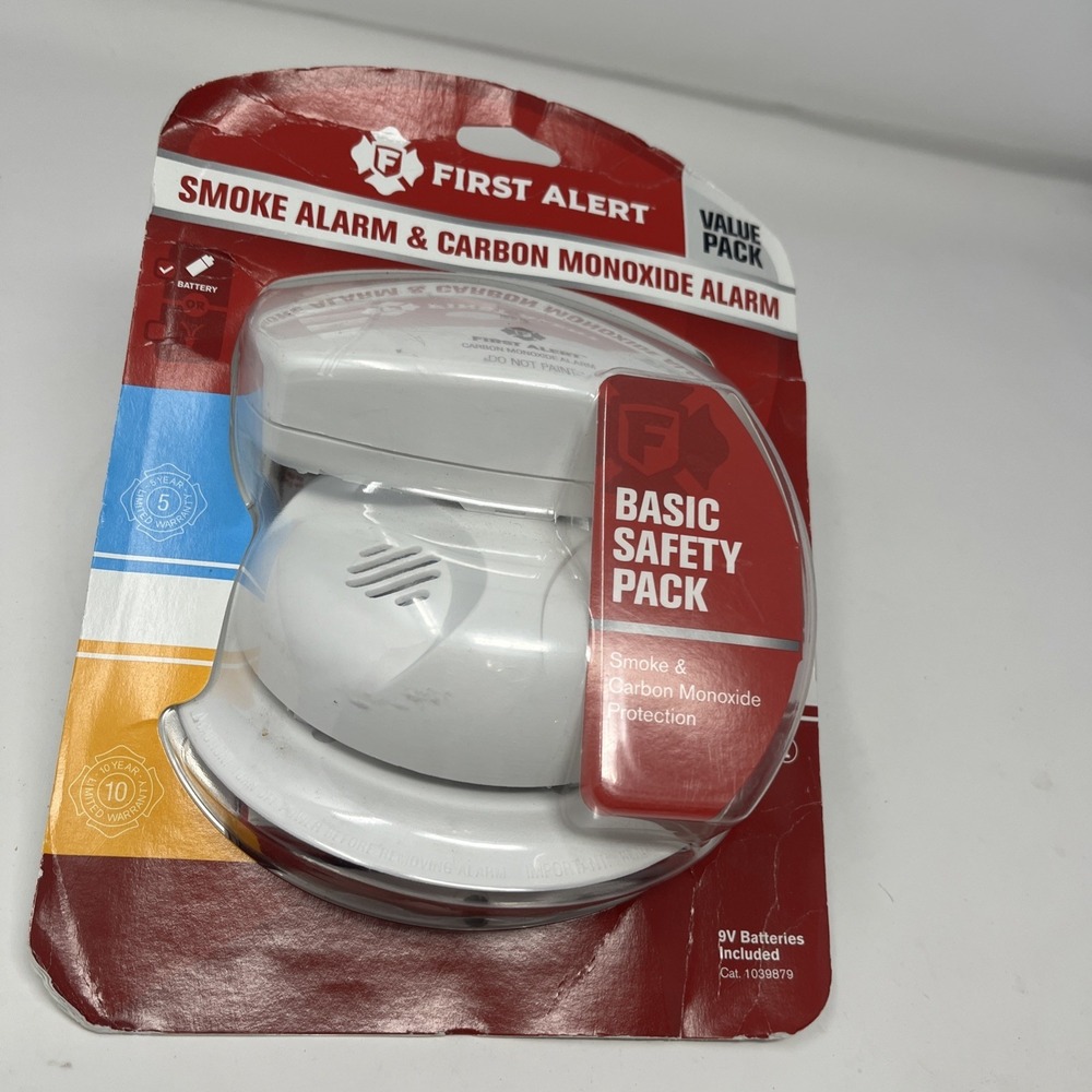 First Alert Smoke Alarm- SA303 & Carbon Monoxide Alarm- CO400 New